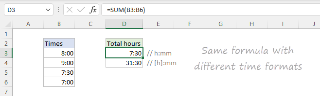 sum-time-excel-formula-exceljet